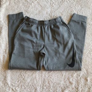 Grey Nike sweatpants